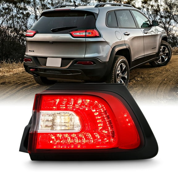 AKKON - Fit 2014 2015 2016 2017 2018 Jeep Cherokee 14-18 [LED Type] Outer Tail Light OE Style Passenger Side Rear Lamp