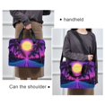 thumbnail image 6 of FORMRS 16" Laptop Bag Carrying Sleeve Case with Handle Travel Shoulder Briefcase, Purple Neon Road, 6 of 8