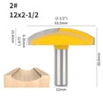 thumbnail image 2 of 1PCS-Round Bottom Bit, Woodworking Router Bit,solid Carbide End Mill,wood Milling Cutter,Wood Tool ,Great Multi-Purpose Application, 2 of 3