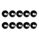 thumbnail image 5 of 30 Piezas De Plástico Negro Cable De Choque Elástico Cuerda Toggle Ball End Stop Stopper, 5 of 6