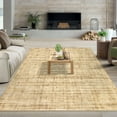 thumbnail image 6 of Garvee 8'x10' Modern Abstract Area Rug, Machine Washable Striped Accent Carpet Non-Slip Low Plie Soft Indoor Rug for Living Room, Bedroom, Dining Room, Linen, 6 of 8