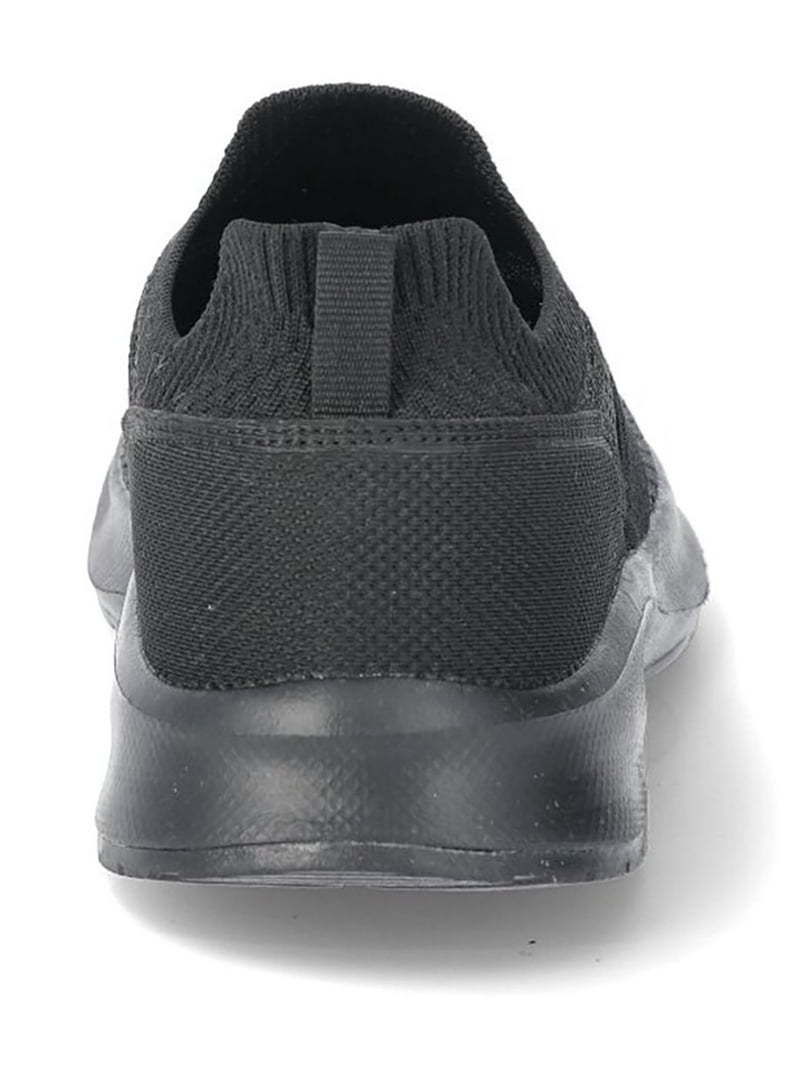 Athletic Works Women's Banded Knit Jogger Sneakers Wide Width Slip