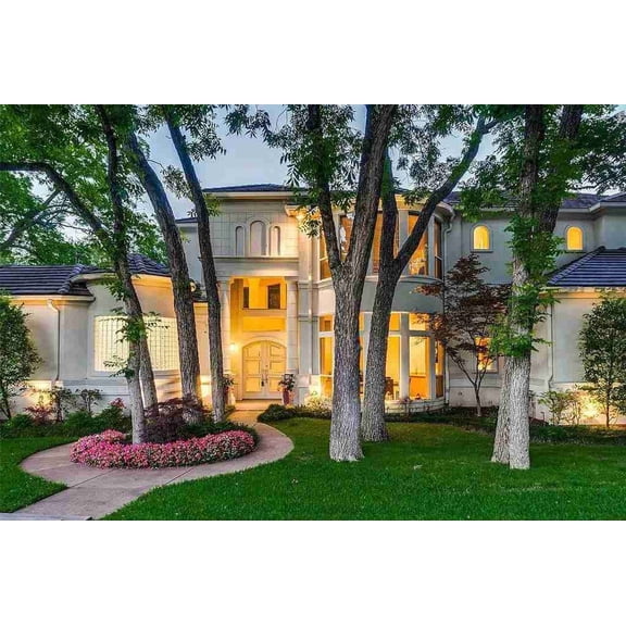 015-969: Luxury Mediterranean 5 Bed, 7 Bath Luxury Home Plan, 6381 Sq Ft: Full Blueprints with License to Build by Home Plan Marketplace - Lesuto