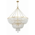 thumbnail image 2 of 614-GA Crystorama Lighting Rylee - 15 Light Chandelier-63.5 Inches Tall and 48.5 Inches Wide-Antique Gold Finish, 2 of 9