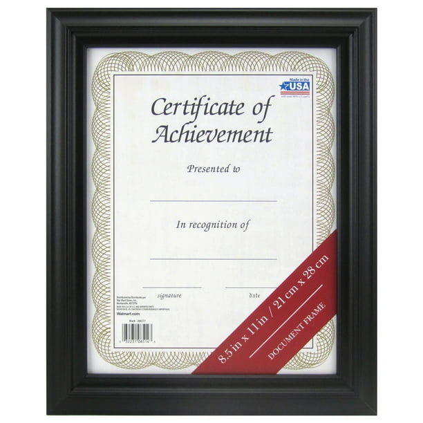 Mainstays 8.5x11 Black Document Frame