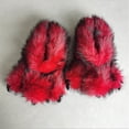 thumbnail image 2 of Cozy Women's Faux Fur Slippers with Warm Paw Design Casual Winter Fluffy Faux Fur Slides Indoor Shoes, 2 of 2