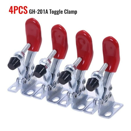 

4pcs Toggle Clamps 80mm Clip Fixing Hand Tool Horizontal Quick Release