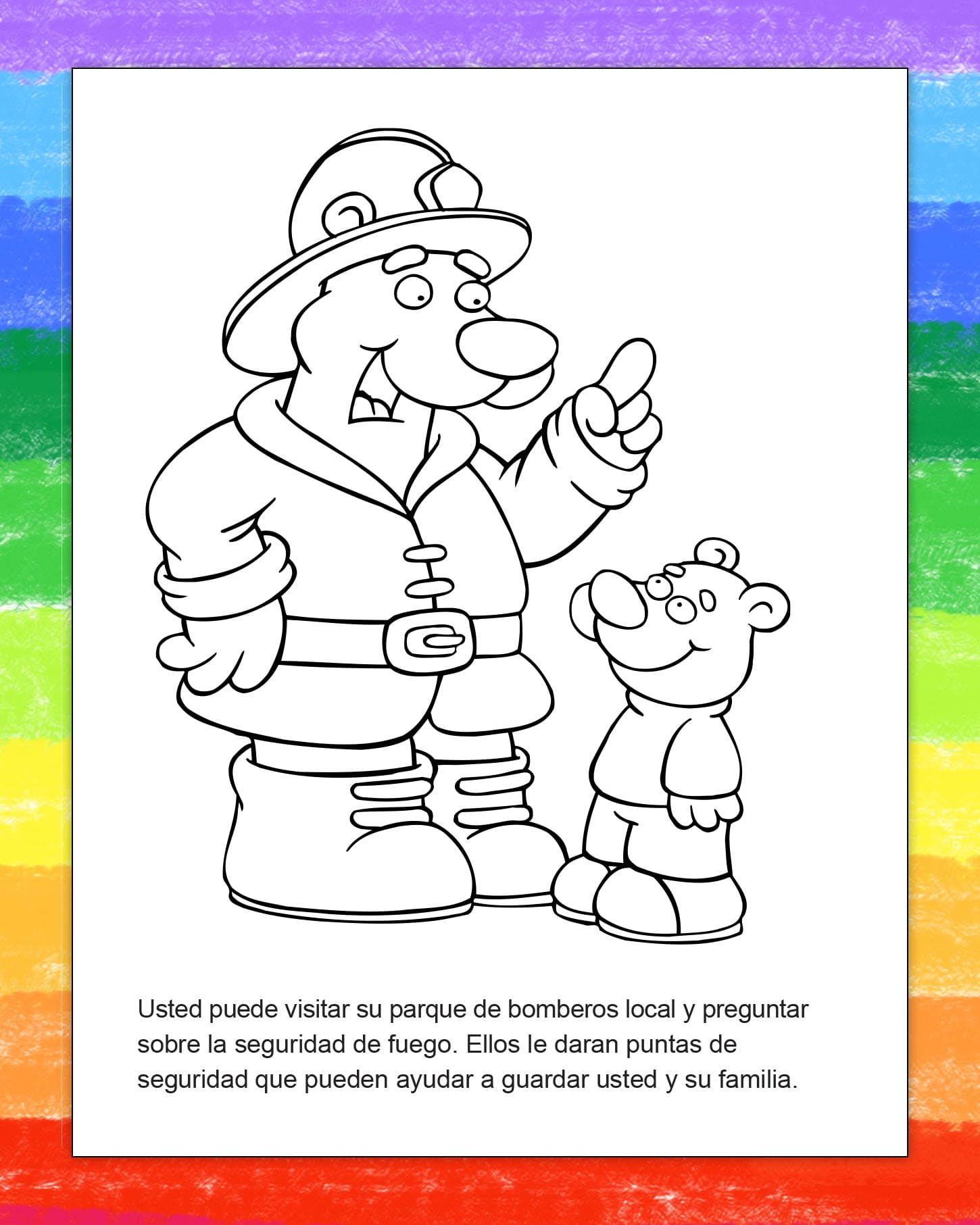 ZoCo 25-Pack Fire Safety Kids Coloring & Activity Books in Spanish