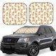 thumbnail image 1 of Balery Labrador Retriever Dog Parasol para parabrisas de coche de 2 piezas | Parasol plegable para parabrisas delantero de coche para la mayoría de sedanes-Small, 1 of 6