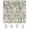 thumbnail image 5 of Herb Flower Texture Bed Skirt Retro Watercolor Country Farmhouse Bed Skirts Queen Size 18 Inch Drop, Wrap Around Dust Ruffle&nbsp;Bedskirt with Adjustable Elastic Belt for Queen Size Beds, 5 of 7