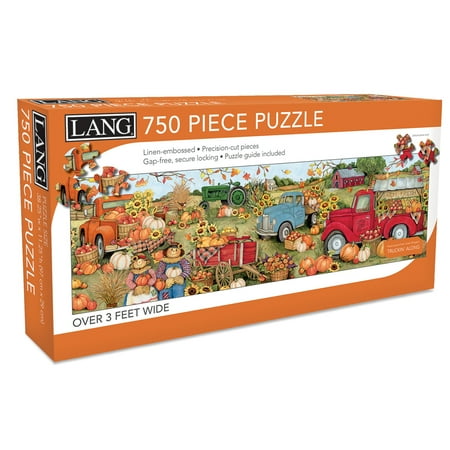 UPC: 0739744208297 | Lang 750 Piece Panoramic Puzzle Harvest Truck