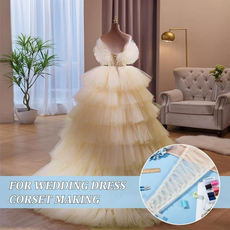 Adjustable Corset Back Kit Women's Wedding Dress Zipper Replacement Gauze Mesh Corset Lace-up Back Kit for Dress - Walmart.com Adjustable Corset Back Kit Women's Wedding Dress Zipper Replacement Gauze Mesh Corset Lace-up Back Kit for Dress - Walmart.com