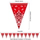 thumbnail image 2 of Banderín tipo bandana para decoración de fiesta, paquete de 5 unidades, 3 m de largo, 2 of 5