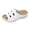 White, variant on Rokment Womens Wedges Slides Sandals Comfortable Orthopetic Leather Memory Foam Arch Support Platform Walking Slip on Beach Summer Dress Slippers Beige Size 6