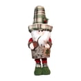 thumbnail image 3 of Muñeca navideña con patas retráctiles, juguete con personaje navideño, decoración navideña, figura de acción retráctil con patas extensibles para mesa Papá Noel S, 3 of 8
