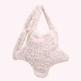 thumbnail image 2 of Bolso Mano Lindo Hombro para Mujer Felpa Esponjoso Sólido Viajes, 2 of 9