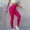 Hot Pink, variant on Brondbend Tall Yoga Pants for Women Long Women Legging Stretchy High Waist Belly Control Workout Trousers Solid Color Trendy Tights Slim Fit Outdoor Athletic Jogger Black
