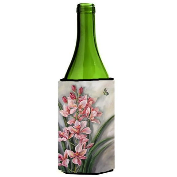 Orchids by Judith Yates Wine Bottle Can cooler Hugger