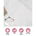 thumbnail image 6 of Spring Pink Roses Kitchen Dish Towels for Drying Dishes Set of 2, Pastoral Eucalyptus Leaves Gray Wooden Waffle Weave Microfiber Hand Tea Bathroom Towels Quick Dry & Absorbent Towel 12x12, 6 of 7