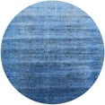 thumbnail image 1 of Ahgly Company Indoor Round Mid-Century Modern Blue Eyes Blue Persian Area Rugs, 5' Round, 1 of 6