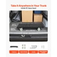 thumbnail image 4 of VEVOR Heavy Duty Platform Truck, 2000 lbs Capacity, Industrial Steel Flatbed Cart with Swivel Wheels and Handle, Platform Hand Push Truck Dolly, Easy Storage, for Luggage Moving, 48 x 24 x 32.1 in, 4 of 9
