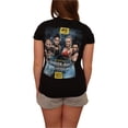 thumbnail image 3 of Camiseta con gráfico de dos peleas de título de UFC 215 para mujer, negra, pequeña, 3 of 5