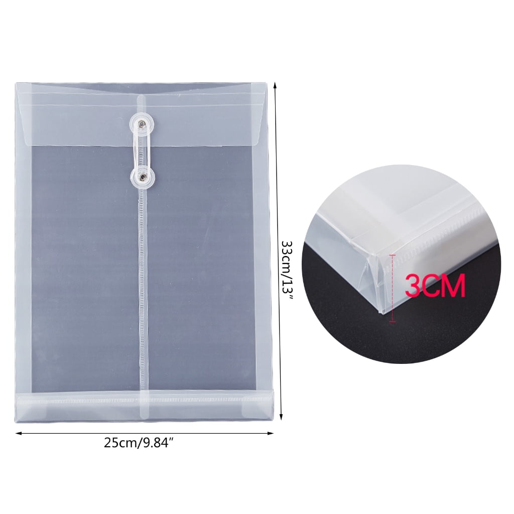 Letter Size File Wallet Waterproof File Envelopes Documents Bag