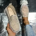 thumbnail image 2 of Mocassin en Maille à Strass pour Femmes, Chaussures de Pêcheur Décontractées d'Été à Enfiler avec Ornements Scintillants, Bout Rond, Doublure Douce, Conception Légère, 2 of 9