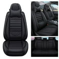 thumbnail image 2 of Maidao Car Seat Covers Leather for Mercedes-Benz for R350 2006-2012 5 Seats Water Resistant Front Rear Cushion Protector with Pillow Black, 2 of 6