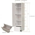 Kings Brand Furniture Corry Wardrobe Armoire Closet, Tall Storage