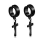 thumbnail image 1 of 2 Pzs Set De Aretes Magnéticos De Imán Fuerte Para Hombres Pendientes De Cruz Falsos Sin Piercing Para Novio, 1 of 4