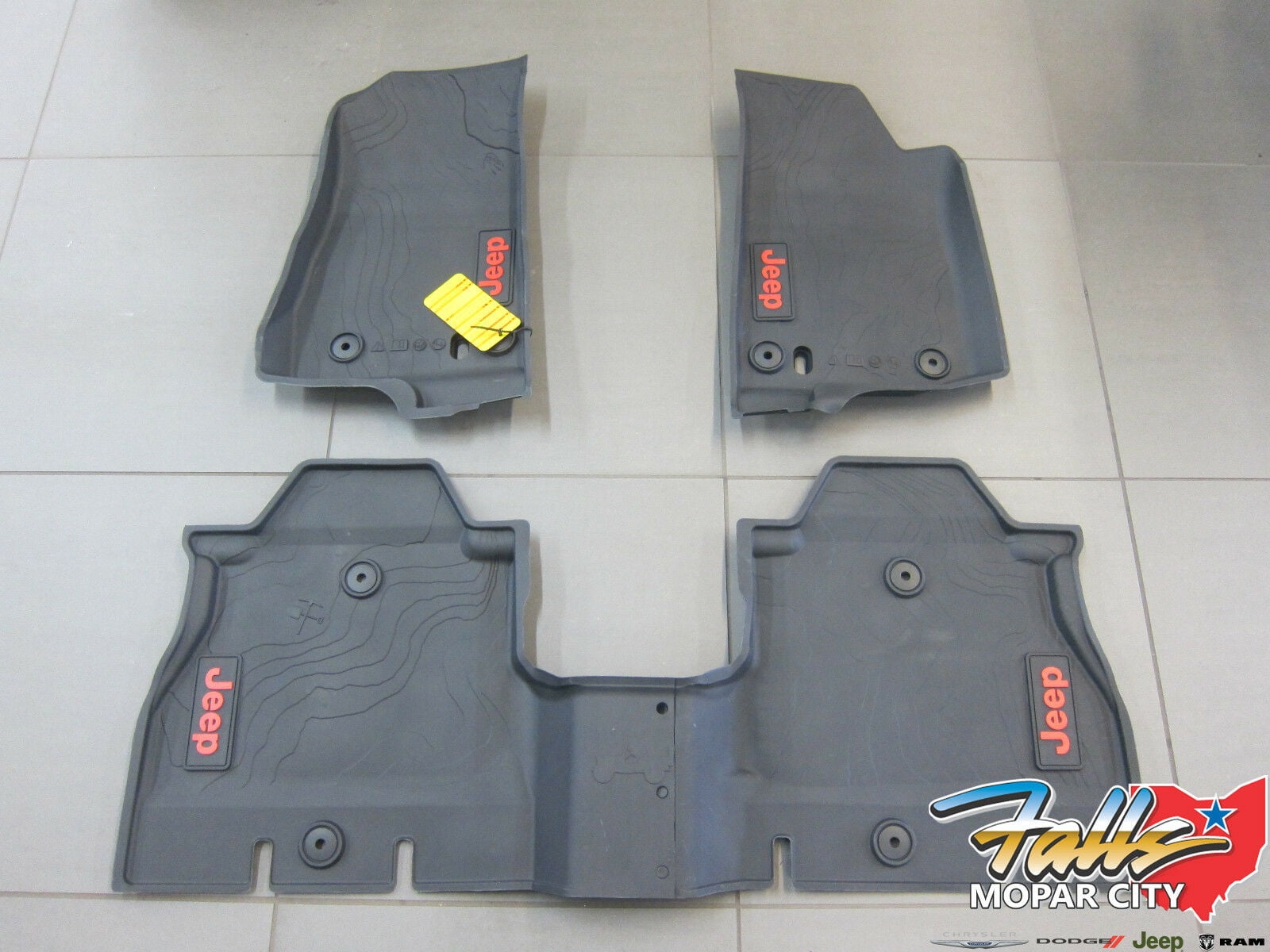 2018 Jeep Wrangler JL Unlimited All Weather Floor Liner Slush Mats Mopar OEM