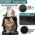 thumbnail image 2 of Transportador para mascotas SAIBOKE para gatos medianos a grandes 25 libras plegable 17.01 pulgadas, 2 of 5