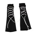 thumbnail image 1 of Calcetines holgados para muñecas en miniatura 1/6, fácil instalación, versátil decoración de juguetes, elegante para cosplay, regalo para muñecas de Blanco y negro, 1 of 8