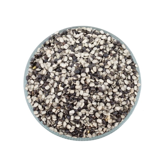 Aiva Urad Split Black Gram (Urad Black Split Dal) 4 LB | Split Black Matpe Beans | Split Black Lentils - Ideal for Cooking