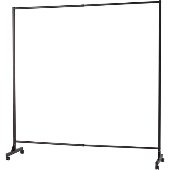Don't Look at Me - Expandable Privacy Room Divider - Black Frame