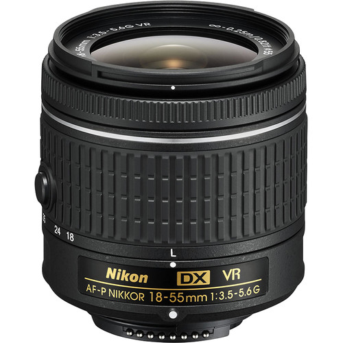 Nikon D5600 DSLR Camera + Nikon AF-P DX NIKKOR 18-55mm f/3.5-5.6G VR Lens + Nikon AF-P DX NIKKOR 70-300mm f/4.5-6.3G ED Lens + 16GB SD Card + Cleaning Cloth + Pixi Starter Bundle Kit