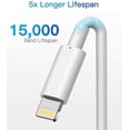 thumbnail image 2 of Paquete De 3 Cables Lightning Certificados Mfi Para Iphone 2M, 2 of 5
