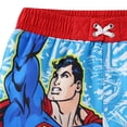 thumbnail image 6 of Warner Bros. Superman UPF 50+ Rash Guard and Swim Trunks Shorts Swimwear Set Swimsuit (Boys), 2 Piece Set, Sizes 3T-7, 6 of 7