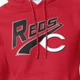 thumbnail image 3 of Men's Starter Red Cincinnati Reds Modern Tailsweep Fleece Tri-Blend Pullover Hoodie, 3 of 3