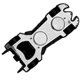 thumbnail image 4 of Batman 1989 - Batmobile Bottle Opener, 4 of 5