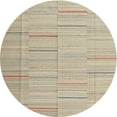 thumbnail image 1 of Ahgly Company Indoor Round Contemporary Camel Brown Abstract Area Rugs, 3' Round, 1 of 6