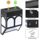 thumbnail image 4 of 4 Pack Outdoor Solar Fence Lights, Solar Led Wall Lights, Waterproof 2 Modes, Warm White and Color Changing for Post, Deck, Step, Stair, Driveway and, 4 of 5