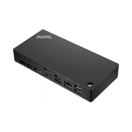 Lenovo - ThinkPad Universal USB-C Docking Station - Black