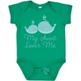 thumbnail image 3 of Inktastic My Aunt Loves Me Whale Boys or Girls Baby Bodysuit, 3 of 5