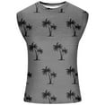 thumbnail image 4 of Gray Mens Boat Neck Vests Work Out Athletic Beach Brunch Jogger Vest Tops for Mens Sleeveless Loose Fit Hawaiian Cami Tank Tropical Summer Fall Vest 2025 XL, 4 of 6