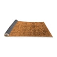 thumbnail image 2 of Ahgly Company Indoor Square Oriental Orange Industrial Area Rugs, 5' Square, 2 of 4
