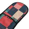 thumbnail image 4 of Yayeee Double Oven Mitt Kitchen Heat Resistant Baking 35" x7" Quilted Glove, Red Teal Plaid, 4 of 6