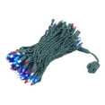 thumbnail image 3 of Novelty Lights 100 LED 50ft Red White Blue String Lights, USA Patriotic 4th of July, Green Wire, 3 of 9