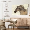 thumbnail image 5 of Elephant Stock Abstract Horse Wall Art - Horizontal Canvas Wall Art - Living Room Wall Decor - Animal Canvas - Beige And Brown Decor By Albena Hristova - 39" x 26", 5 of 8